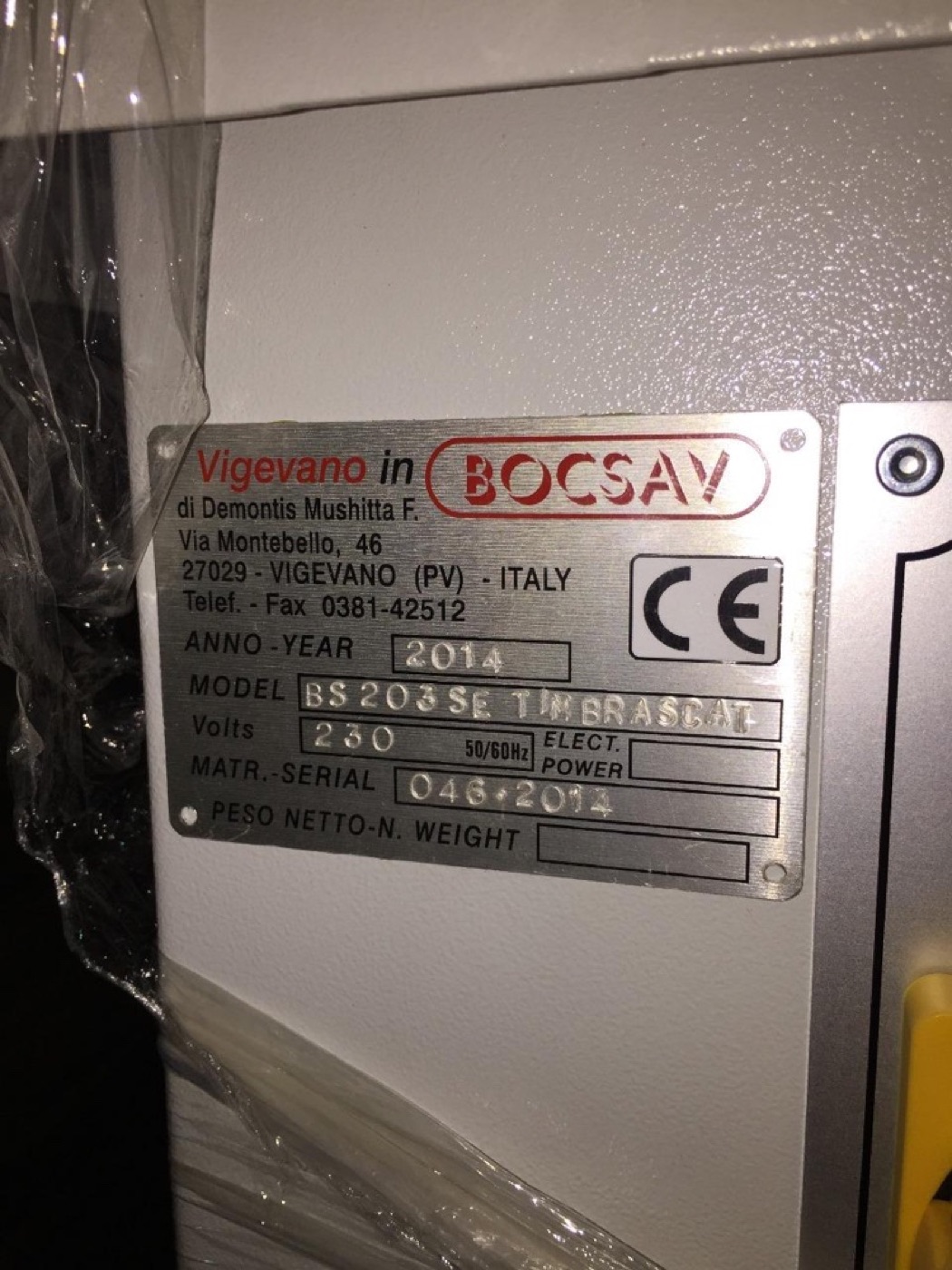 Bocsav BS 203 SE, 2014