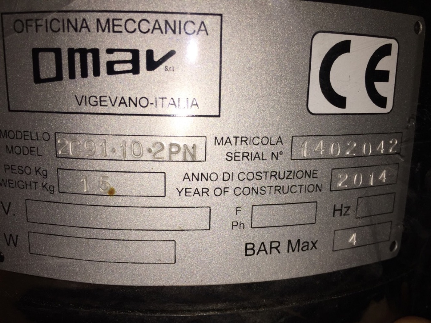 Molina e Bianchi / OMAV SMART 165 — Mostra yapıştırıcı sürme makinesi, yumuşak rulo 165 mm