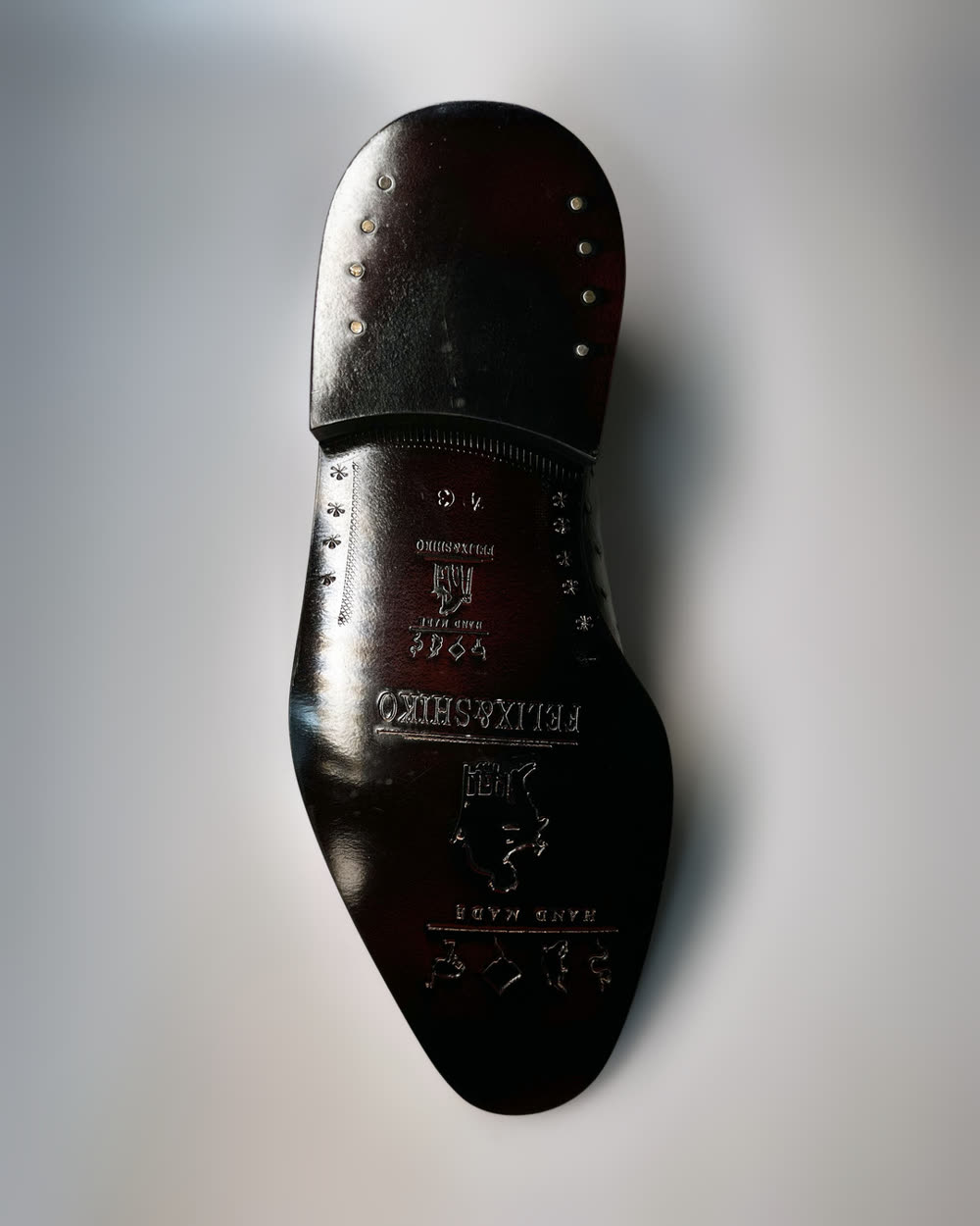 Black ostrich shoes, 6